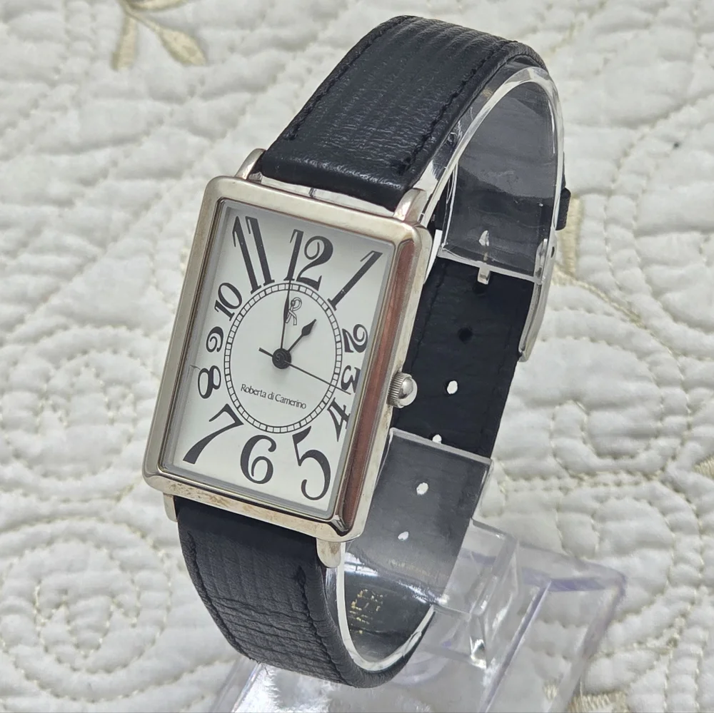 Vintage Roberta di Camerino Tank Watch RC3016 Art Deco Italian Designer
